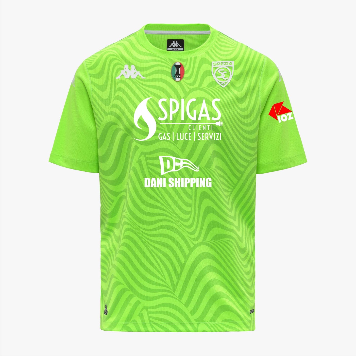 Maglia Gara SPIGAS Portiere Verde Kombat 25/26