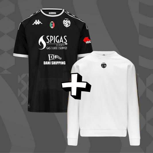 Maglia Gara Away Kombat 24/25 + Felpa Girocollo Japan