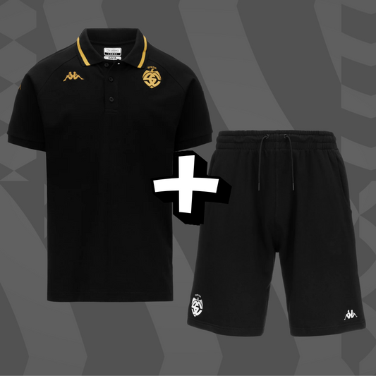 Polo Rappresentanza Nera + Bermuda