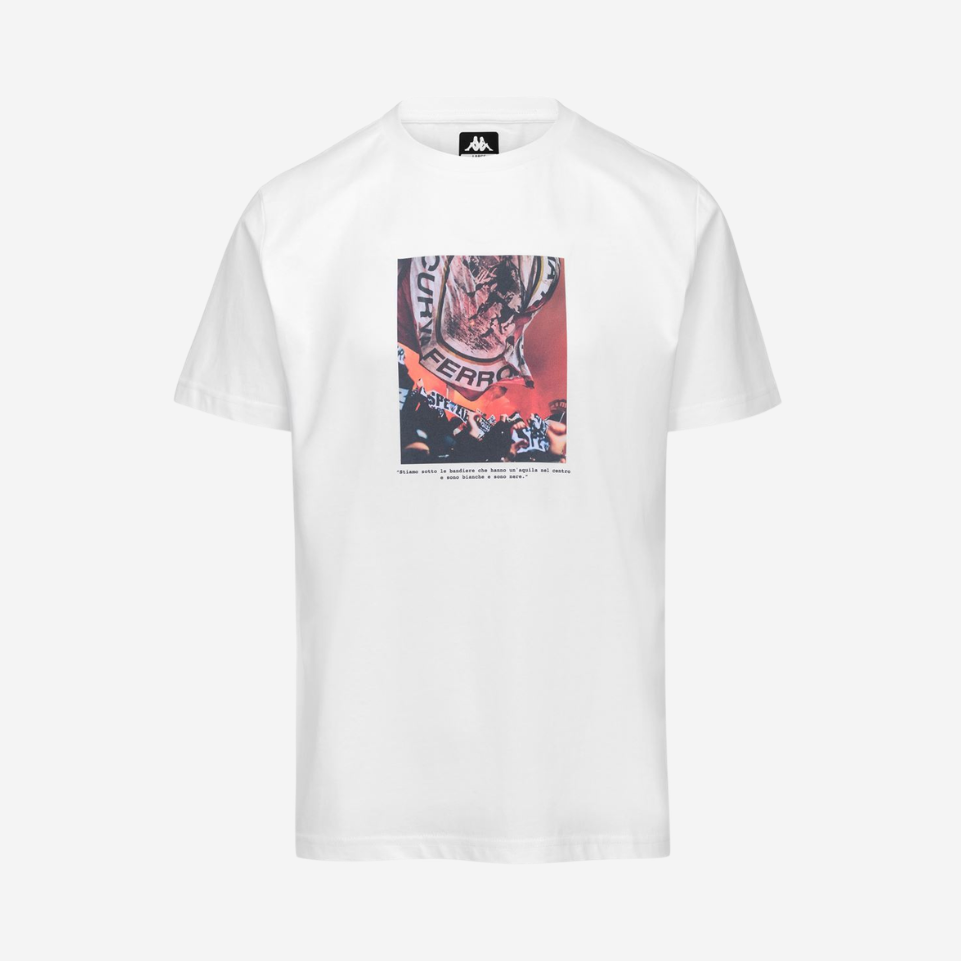 T-shirt Tacchettee "Stiamo sotto le bandiere"