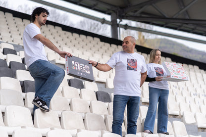 T-shirt Tacchettee "Stiamo sotto le bandiere"